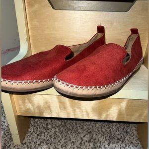 Universal threads flats moccasins slip on Juliet rust burnt  red women’s 8 LN